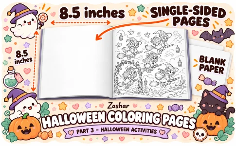Halloween Coloring Pages: from the publisher, image 02