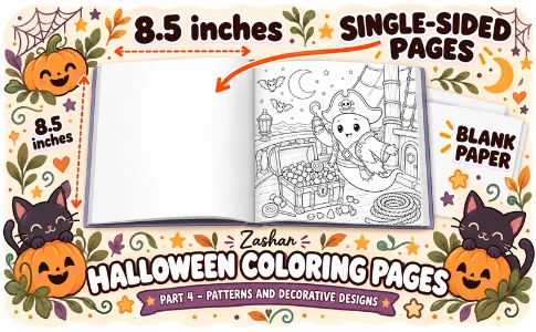 Halloween Coloring Pages: from the publisher, image 02